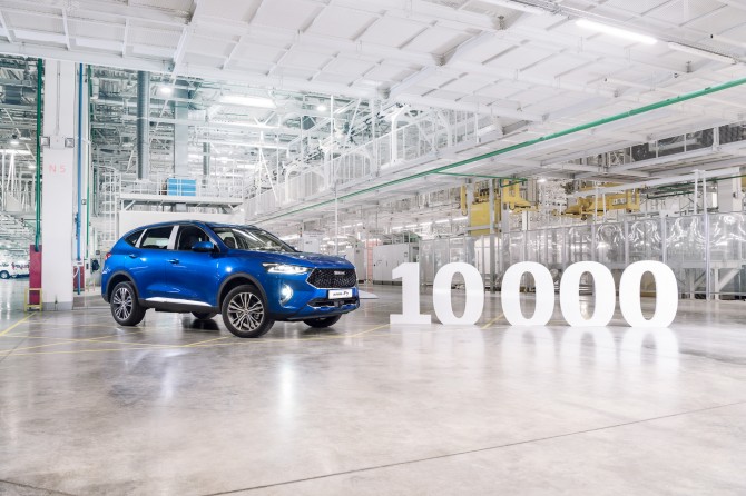 С начала года в России продано более 10 тысяч автомобилей Haval